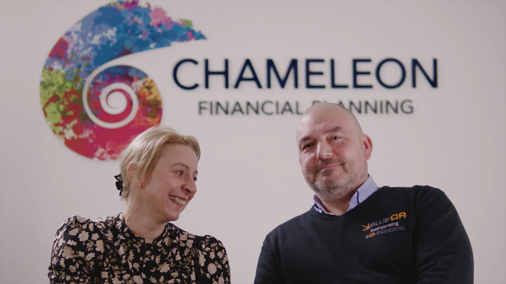 Independent financial advisor reviewing an investment plan with a client at Chameleon Financial Planning's Thornton-Cleveleys office